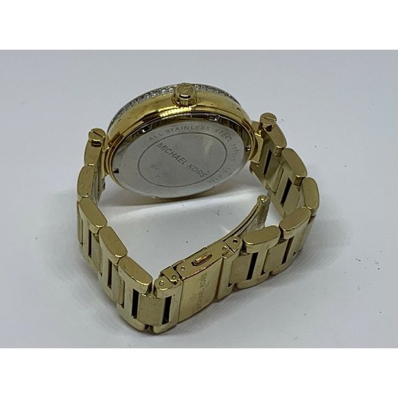 Michael Kors MK5867 Womens Gold Stainless Steel An main image 5
